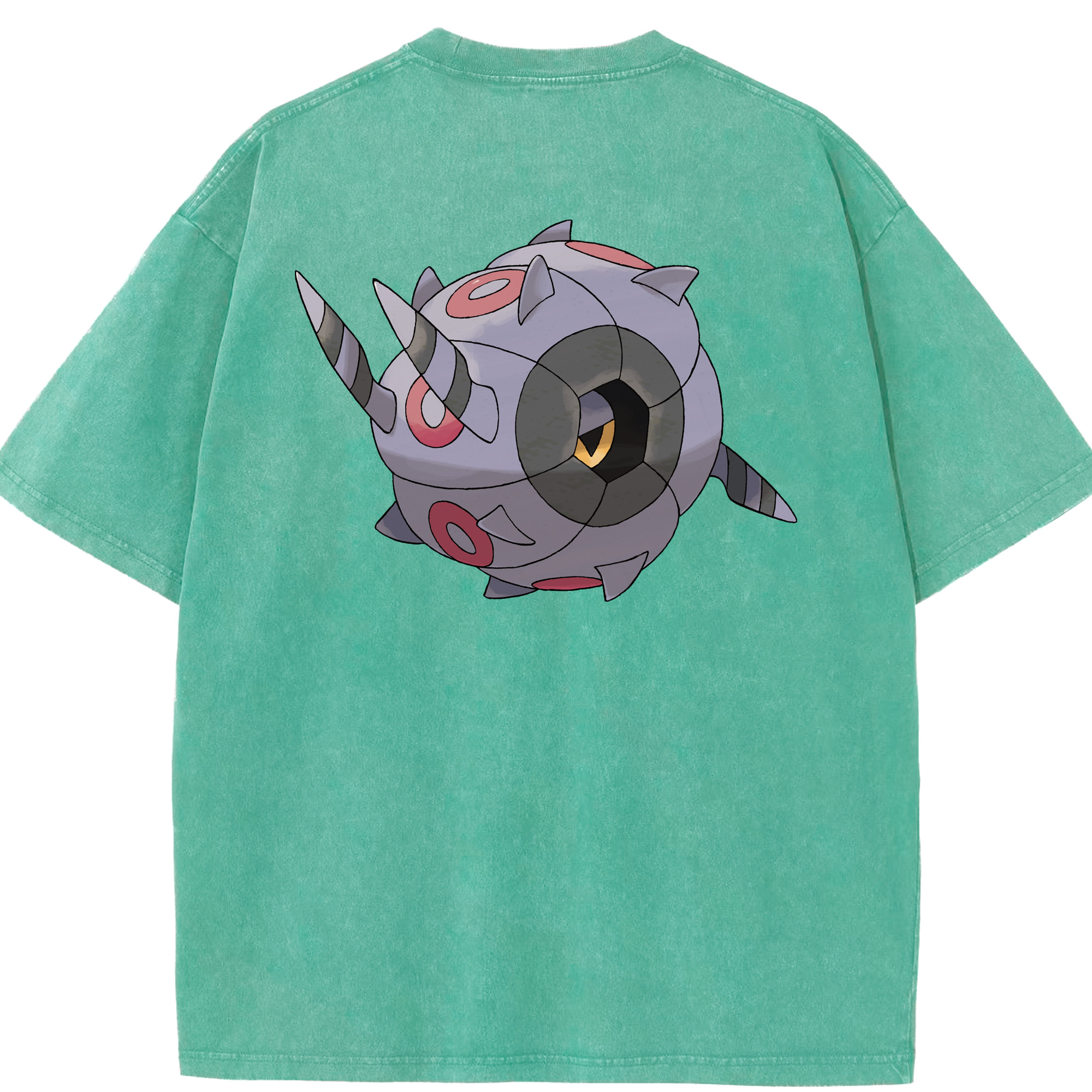 （画像用） ポケットモンスター Pokémon 綿100% ヴィンテージ風 半袖Tシャツ（背面プリント）
